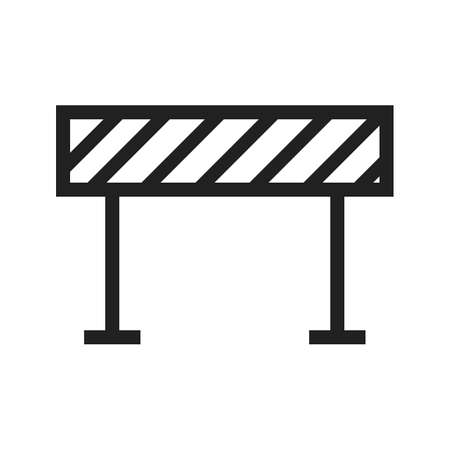 Barrier, security, hurdle icon vectgor image. Can also be used for transport, transportation and travel. Suitable for mobile apps, web apps and print media.のイラスト素材