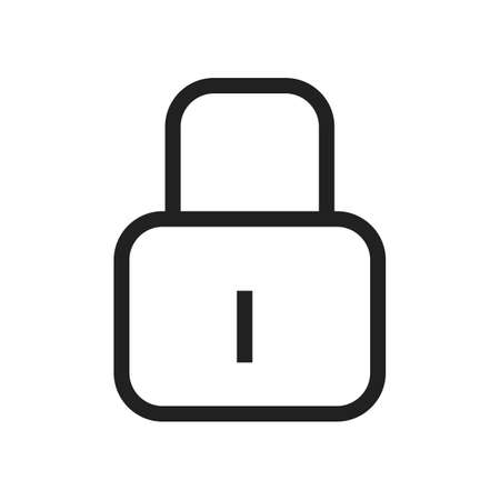 Lock, security, protect icon vector image.Can also be used for user interface. Suitable for mobile apps, web apps and print media.のイラスト素材