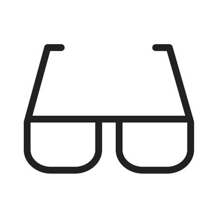 Sunglasses, eyes, style icon vector image.Can also be used for summer, recreation and fun. Suitable...