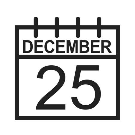 Date, days, event icon vector image.Can also be used for christmas, celebrations, observances and holidays. Suitable for use on web apps, mobile apps and print media.のイラスト素材