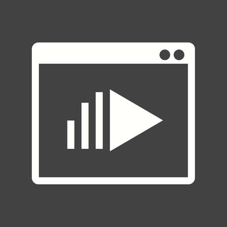 Browser, window, search, statistics icon vector image. Can also be used for seo, digital marketing, technology. Suitable for use on web apps, mobile apps and print media.のイラスト素材