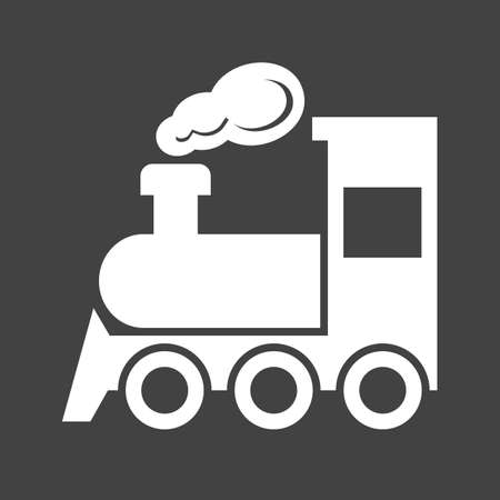 Train, steam, locomotive icon vectgor image. Can also be used for transport, transportation and travel. Suitable for mobile apps, web apps and print media.のイラスト素材