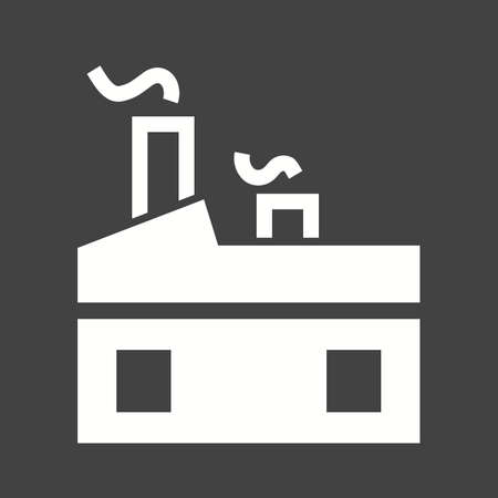 Factory, plant, manufacturing icon vector image.のイラスト素材