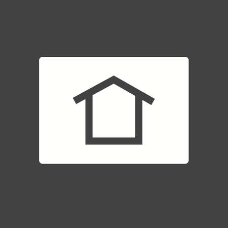 homepage, connection icon vector image.のイラスト素材