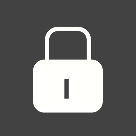 Lock, security, protect icon vector image.のイラスト素材