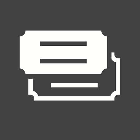 Tickets, booking, travel icon vector image.のイラスト素材