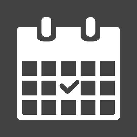 Calendar, dates, events icon vector image. のイラスト素材