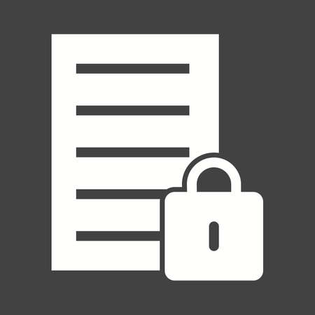 Data, security, lock, icon vector image.Can also be used for banking, finance, business. Suitable for web apps, mobile apps and print media.のイラスト素材