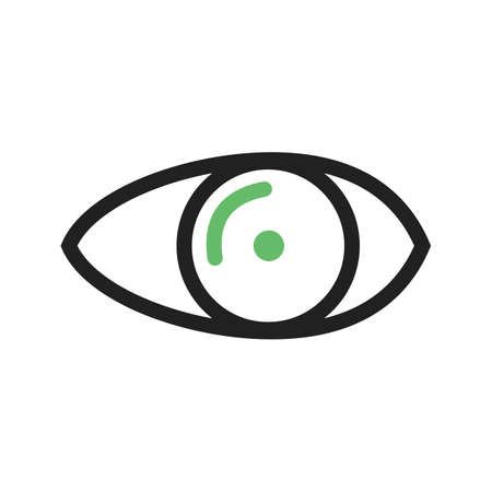Eye, optical, eyesight icon vector image. Can also be used for healthcare and medical. Suitable for web apps, mobile apps and print media.のイラスト素材