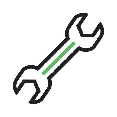 Wrench, spanner, adjustable icon vector image. Can also be used for construction, interiors and building. Suitable for use on web apps, mobile apps and print media.のイラスト素材