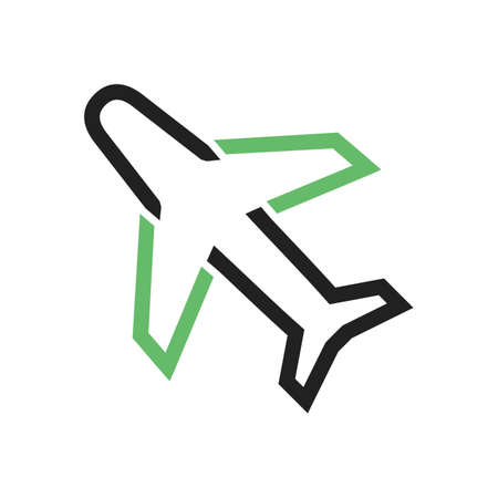 Aeroplane, plane, flight icon vectgor image. Can also be used for transport, transportation and travel. Suitable for mobile apps, web apps and print media.のイラスト素材