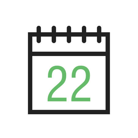 Calendar, dates, events icon vector image. Can also be used for phone and communication. Suitable for use on web apps, mobile apps and print media.のイラスト素材