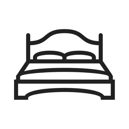 Bed iconのイラスト素材