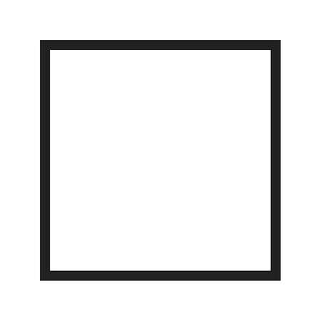Square, geometric, shapes icon vector image. Can also be used for shapes and geometry. Suitable for use on web apps, mobile apps and print media.のイラスト素材