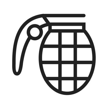 Bomb, dynamite, detonator icon vector image. Can also be used for military. Suitable for use on web apps, mobile apps and print media.のイラスト素材