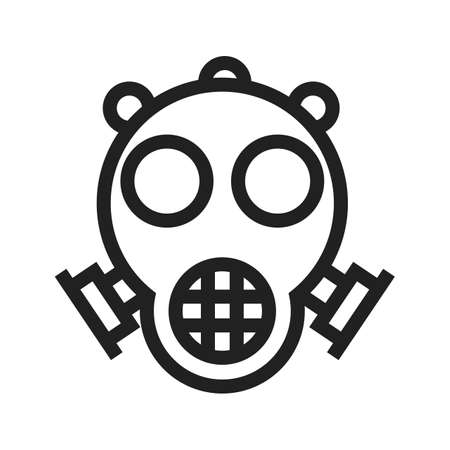 Oxygen, mask, hospital icon vector image. Can also be used for military. Suitable for use on web apps, mobile apps and print media.のイラスト素材