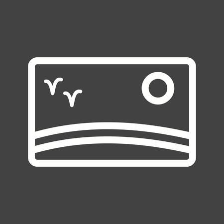 Image, sky, nature icon vector image.Can also be used for art and designing. Suitable for mobile apps, web apps and print media.のイラスト素材