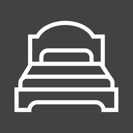 Single Bed iconのイラスト素材