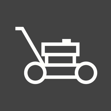 Lawn mower iconのイラスト素材
