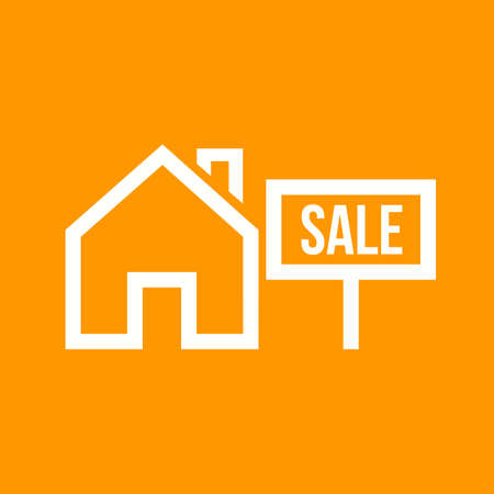 House for sale iconのイラスト素材