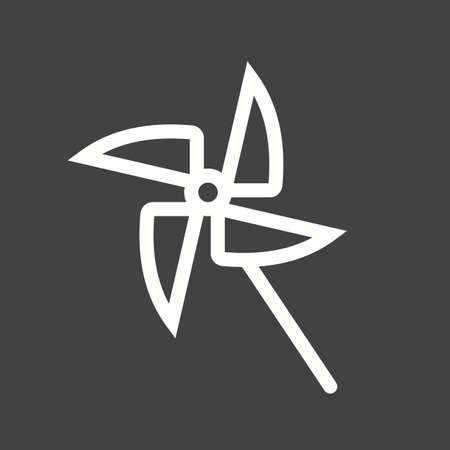 Fan propeller toy iconのイラスト素材