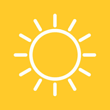 Sun light iconのイラスト素材