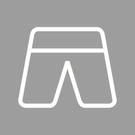 Shorts, trousers iconのイラスト素材