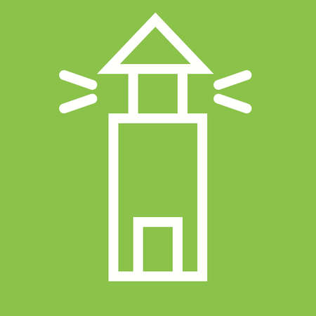 Lighthouse tower iconのイラスト素材