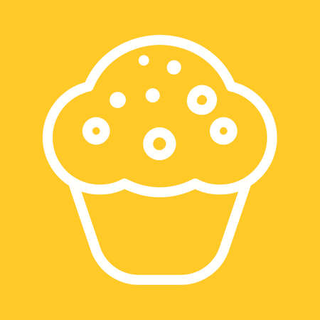 Cupcake iconのイラスト素材