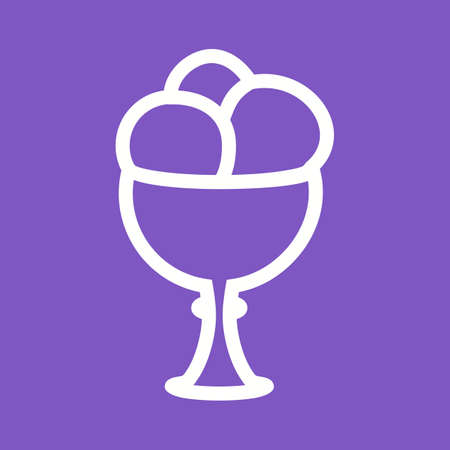 ice cream iconのイラスト素材