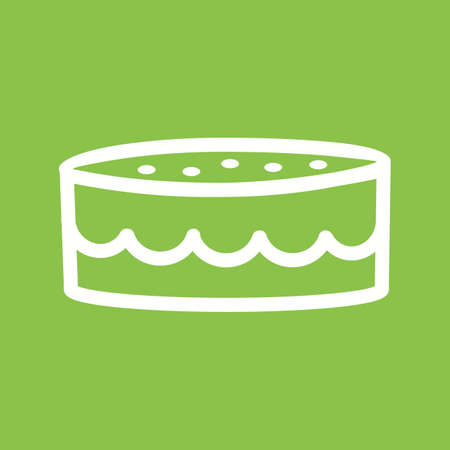 Cake, mince, sweet icon vector image. Can also be used for sweets and confectionery. Suitable for use on web apps, mobile apps and print media.のイラスト素材