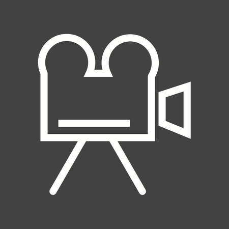 Video, camera, production icon vector image.のイラスト素材