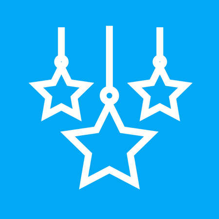 Stars, light, prize icon vector image.Can also be used for christmas, celebrations, observances and holidays. Suitable for use on web apps, mobile apps and print media.のイラスト素材