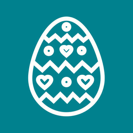 Eggs, easter, celebration icon vector image.Can also be used for easter, celebration, observances and holidays. Suitable for mobile apps, web apps and print media.のイラスト素材