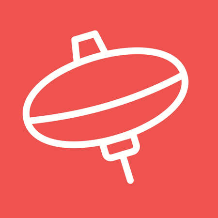 Top, spinning, movement icon vector image.Can also be used for toy and games. Suitable for mobile apps, web apps and print media.のイラスト素材