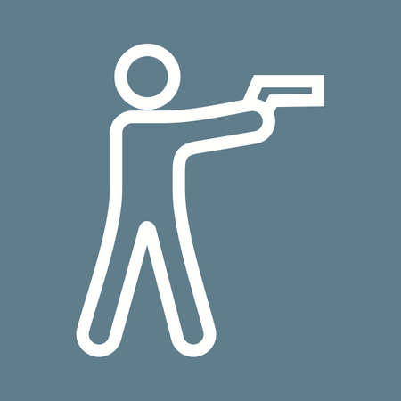 Shooting, hunting, bullets icon vector image. Can also be used for military. Suitable for use on web apps, mobile apps and print media.のイラスト素材