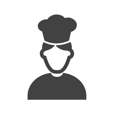 Chef, kitchen, male icon vector image. Can also be used for professionals. Suitable for web apps, mobile apps and print media.のイラスト素材