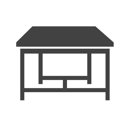 Table, desk, office icon vector image.Can also be used for furniture design. Suitable for mobile apps, web apps and print media.のイラスト素材