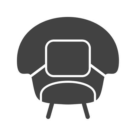 Chair, furniture, office icon vector image.Can also be used for furniture design. Suitable for mobile apps, web apps and print media.のイラスト素材