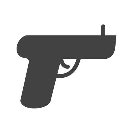 Gun, toy, water icon vector image.Can also be used for toy and games. Suitable for mobile apps, web apps and print media.のイラスト素材