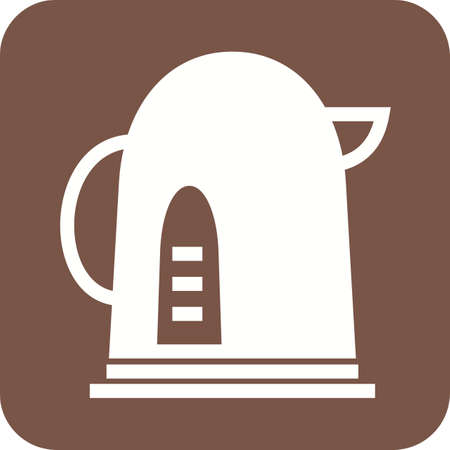 Kettle, electric, tea icon vector image.Can also be used for home electronics and appliances. Suitable for mobile apps, web apps and print media.のイラスト素材