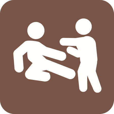 Fight, fighting, battle icon vector image. Can also be used for activities. Suitable for use on web apps, mobile apps and print media.のイラスト素材