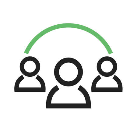 Users, team, friends icon vector image.Can also be used for admin dashboard. Suitable for mobile...