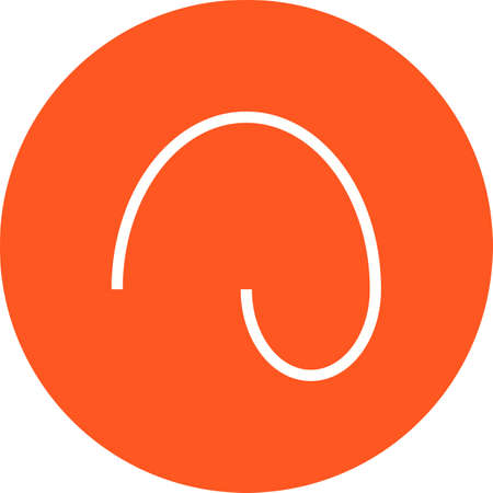 Curve, pattern, engineering icon vector image. Can also be used for shapes and geometry. Suitable for use on web apps, mobile apps and print media.のイラスト素材