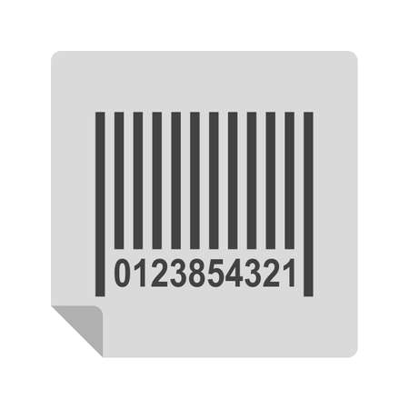 Barcode, scanner, label icon vector image. Can also be used for Black Friday. Suitable for use on web apps, mobile apps and print media.のイラスト素材