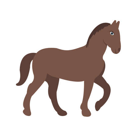 Horse, riding, racing icon vector image. Can also be used for Animals and Insects. Suitable for mobile apps, web apps and print media.のイラスト素材
