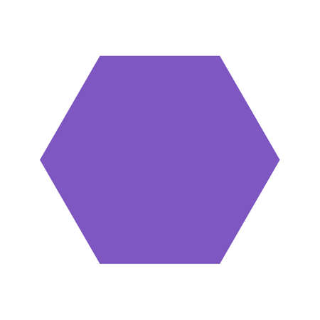 Hexagon, pattern, maths icon vector image. Can also be used for shapes and geometry. Suitable for use on web apps, mobile apps and print media.のイラスト素材