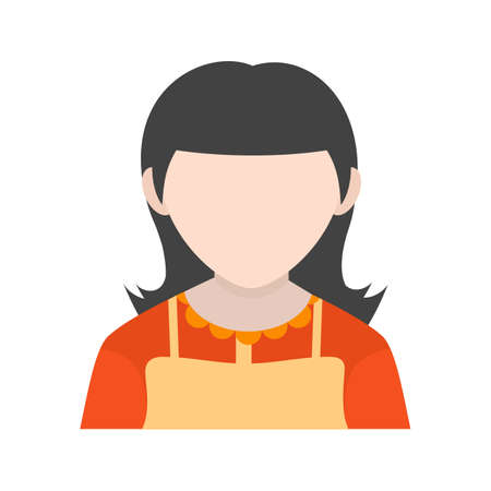 Maid, service, cleaning icon vector image. Can also be used for activities. Suitable for use on web apps, mobile apps and print media.のイラスト素材