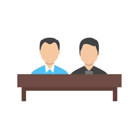 Class, school, teacher icon vector image. Can also be used for activities. Suitable for use on web apps, mobile apps and print media.のイラスト素材