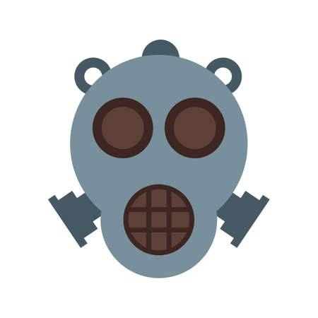 Oxygen, mask, hospital icon vector image. Can also be used for military. Suitable for use on web apps, mobile apps and print media.のイラスト素材